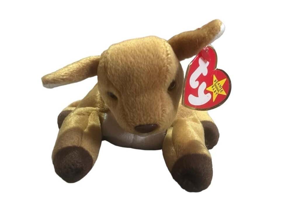 Ty Beanie Baby Whisper the Fawn Deer Plush Toy